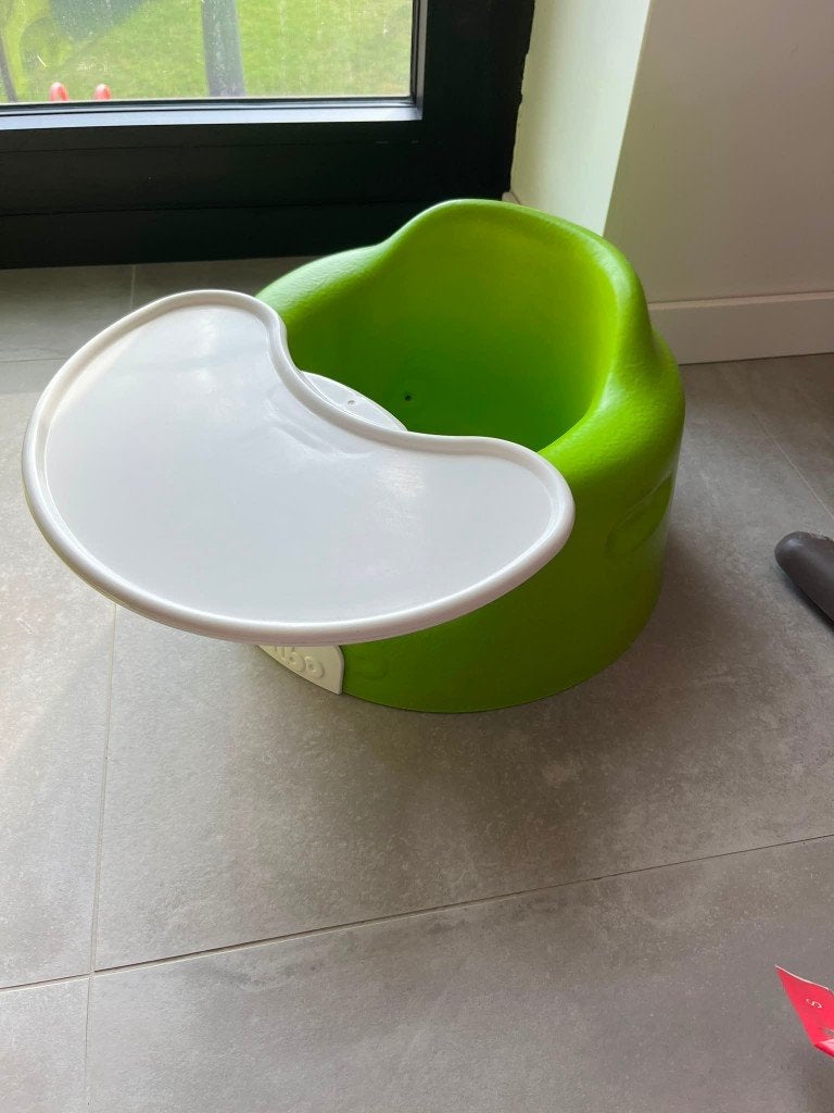 Bumbo babyzit, Ophalen, Zo goed als nieuw, Afneembaar eetblad