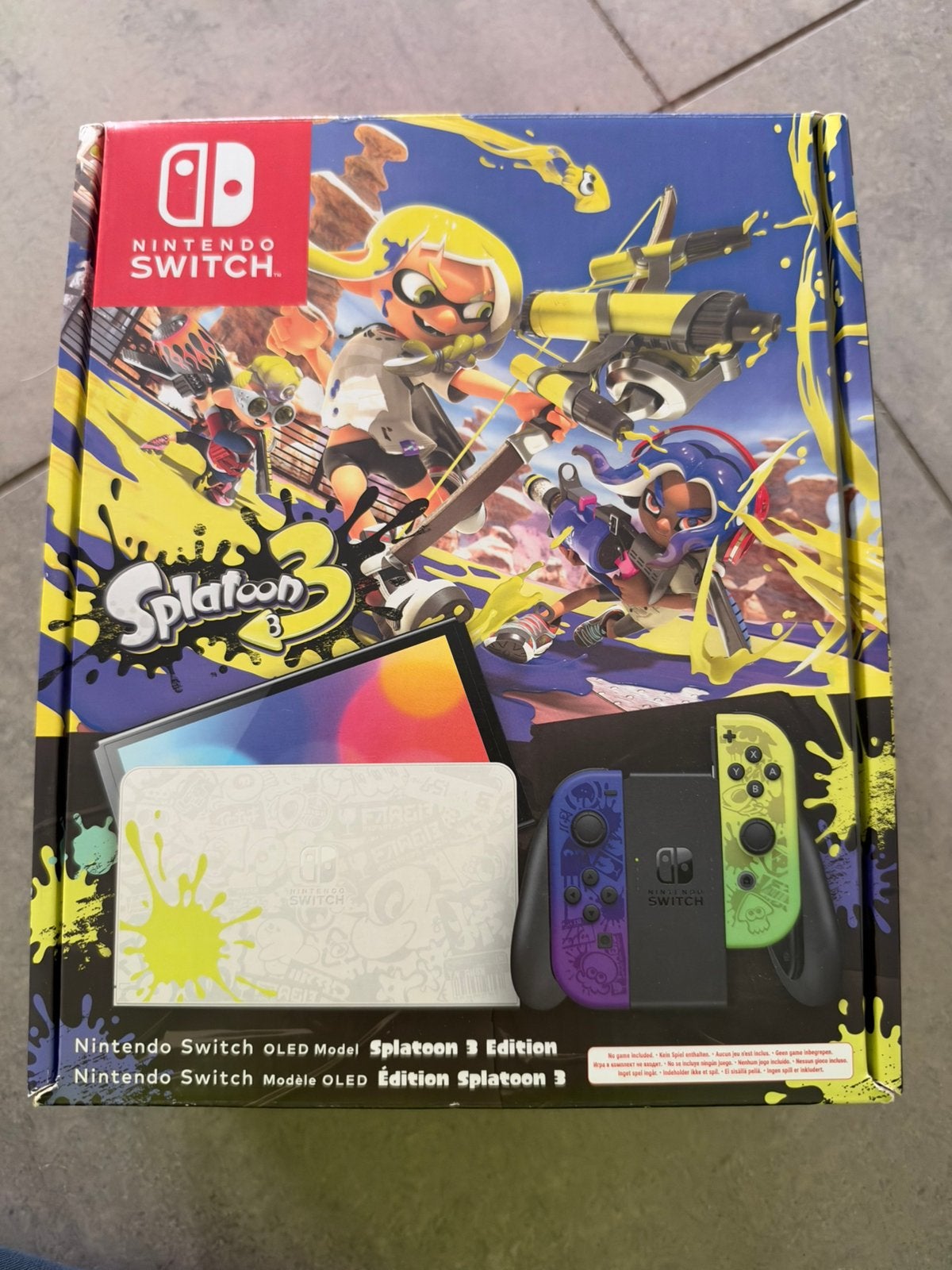 Switch Oled splatoon 3 edition, Enlèvement, Neuf, Avec 2 manettes, Switch OLED
