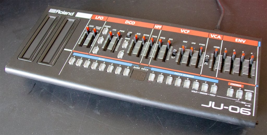 Roland Boutique Synthesizer JU-06, Roland, Zo goed als nieuw, Met midi-aansluiting, Overige aantallen