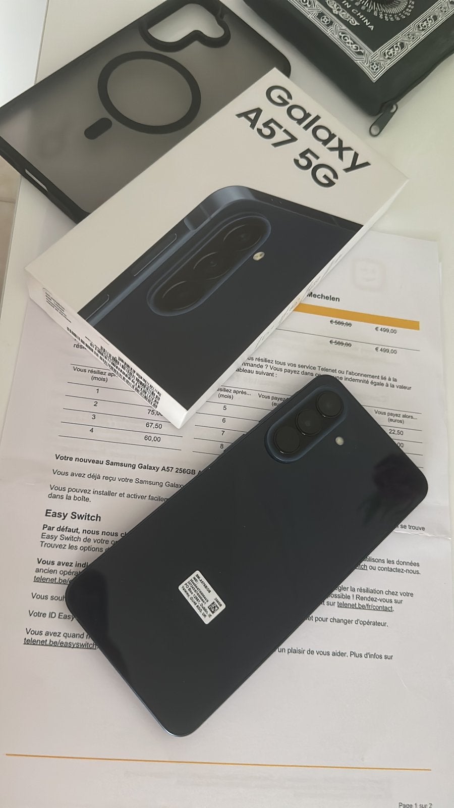 Samsung A57 5G 256 GB, Ophalen of Verzenden, Zo goed als nieuw