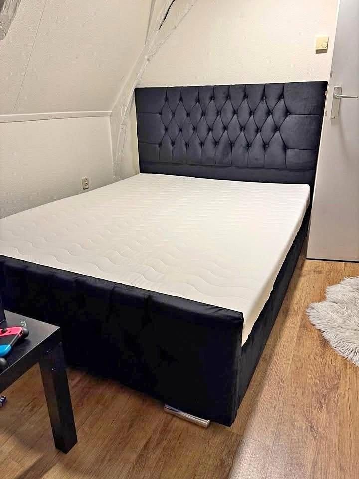 Divan Lit Direct Warehouse 140x200 cm — Matelas Inclus, Livr, Enlèvement ou Envoi, Neuf, Commode