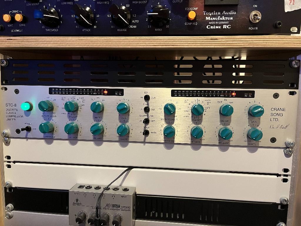 STC-8 Crane Song class A high end audio compressor, Ophalen of Verzenden, Zo goed als nieuw, Audio
