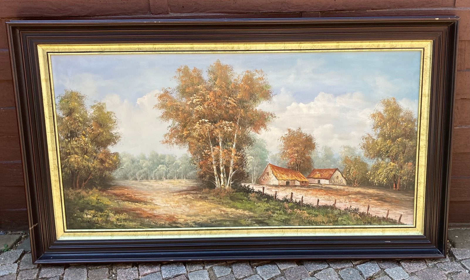 Schilderij of fotokader, Antiek en Kunst, Ophalen, Landschap