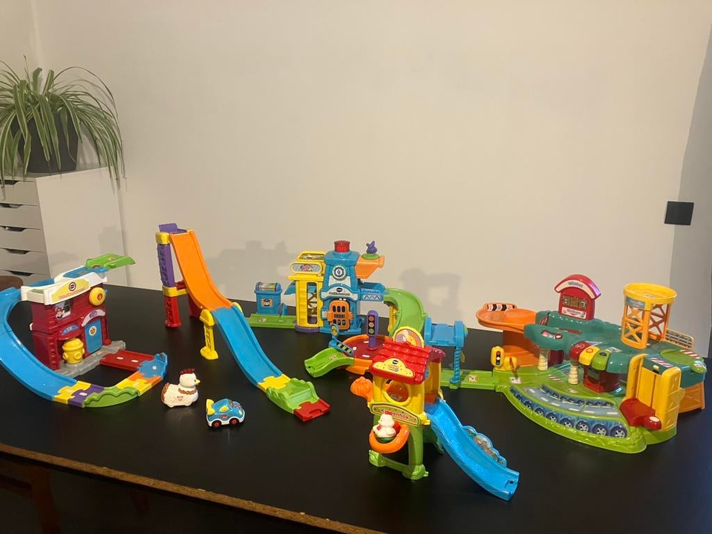 Vtech toet toet autobaan, Ophalen of Verzenden, Gebruikt
