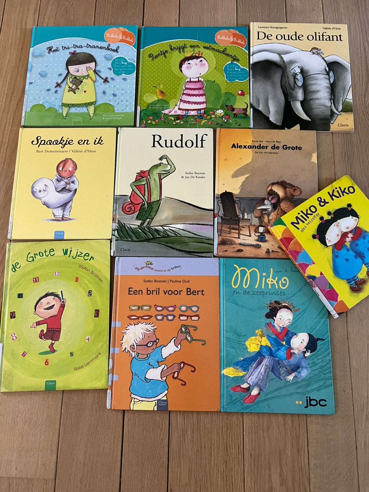 10 hardcover Clavis kleuterboeken, Enlèvement ou Envoi, Utilisé
