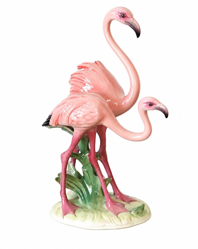 Vintage Ronzan Flamingos made in Italy, Ophalen of Verzenden