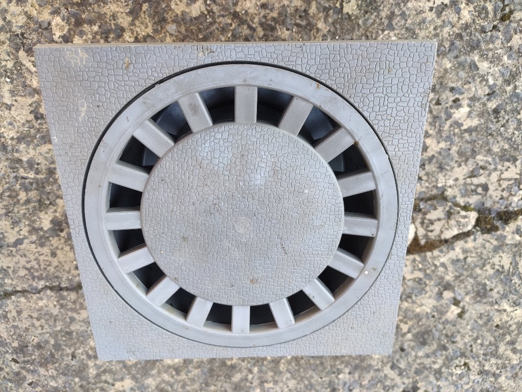 STERPUT PVC DROIT 20x20 cm sortir 75mm, Neuf, PVC, Enlèvement, Évacuation