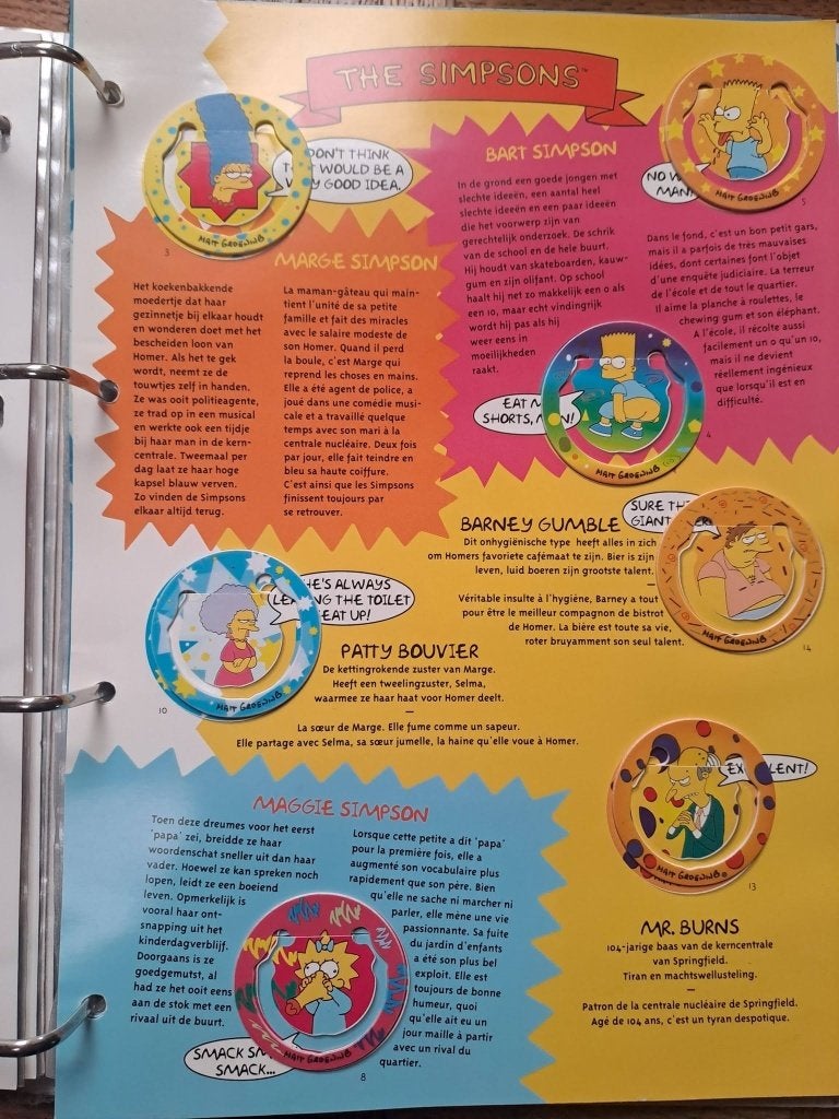 The Simpsons Clippo's, Collections, Enlèvement ou Envoi, Comme neuf