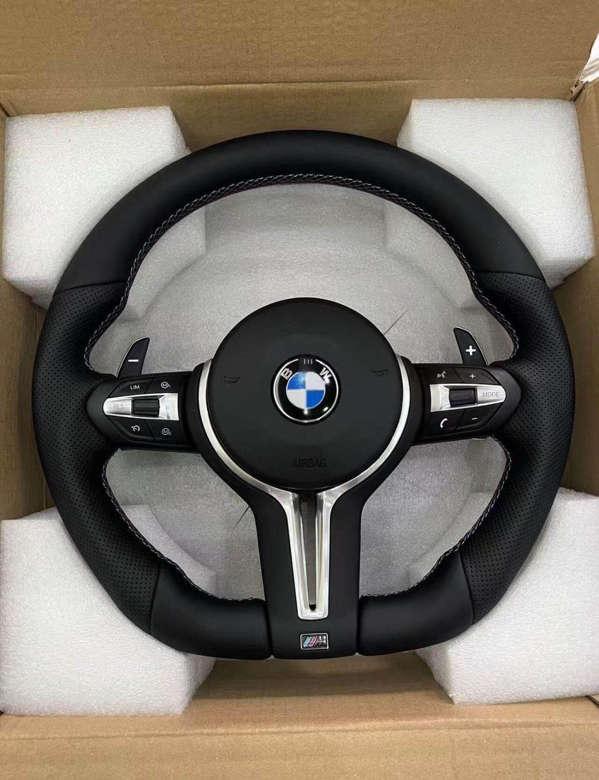 Volant Sport M / M-Performance BMW Cuir, Palettes, Commandes, Autos : Pièces & Accessoires, Commande, Enlèvement ou Envoi, BMW