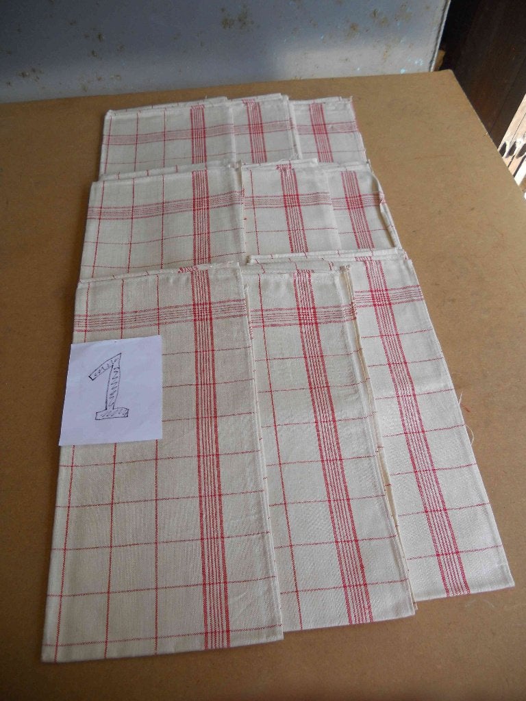 Essuies de vaisselle en lin, Huis en Inrichting, Keuken | Textiel, Ophalen of Verzenden, Nieuw, Linnen