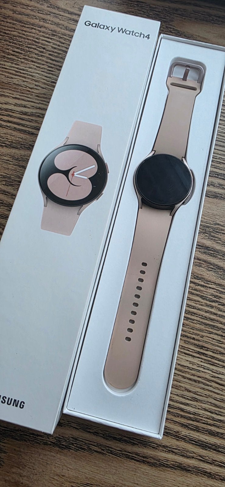 samsung watch 4, Gebruikt, Samsung Galaxy Watch 4 Classsic, Ophalen of Verzenden, Roze