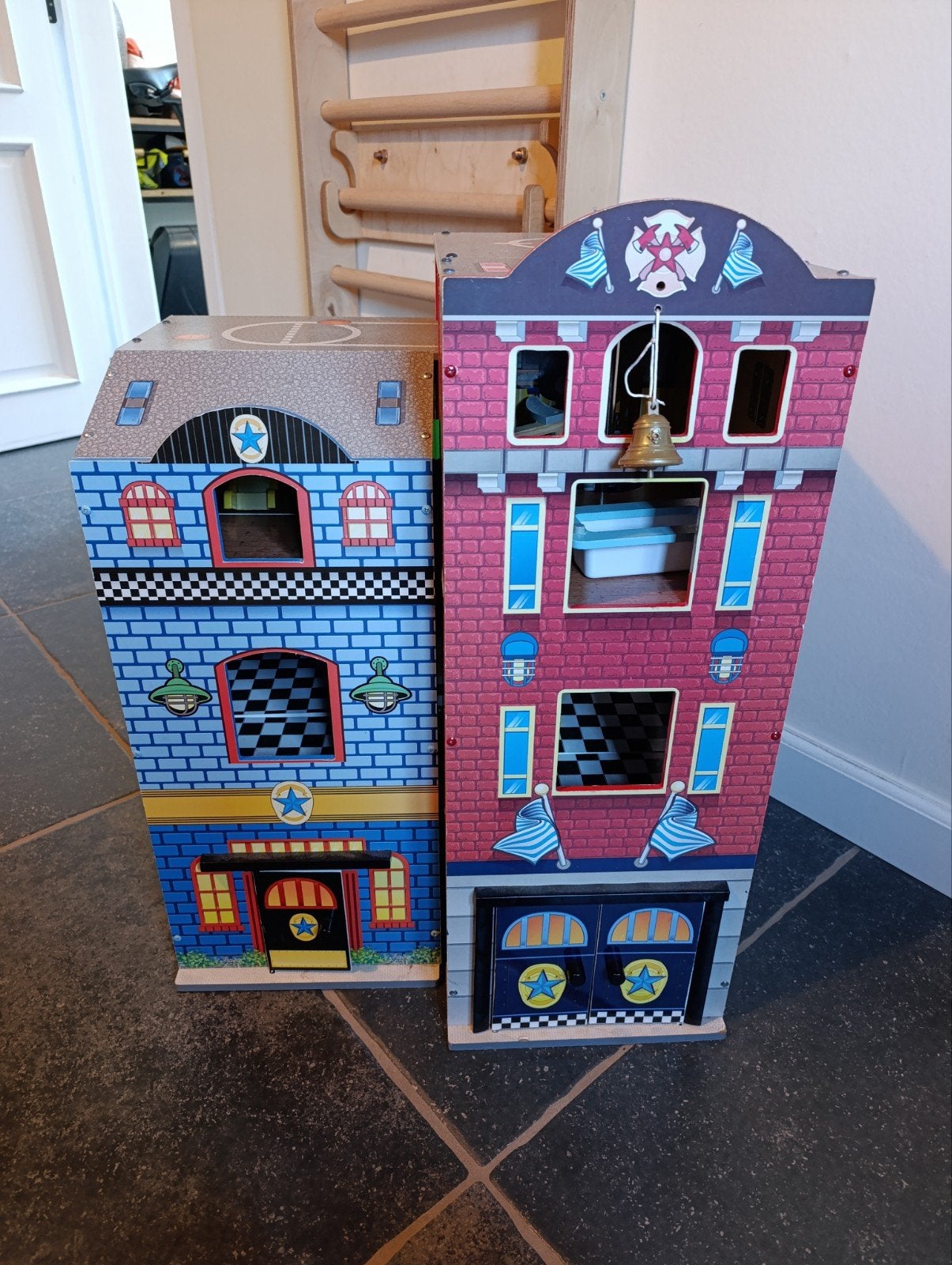 KidKraft Everyday Heroes - houten opvouwbare speelset, Ophalen