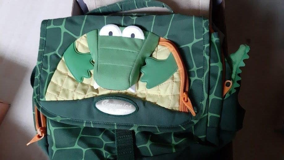 Sac à dos Samsonite en crocodile de Sammie comme neuf, Enlèvement ou Envoi, Comme neuf, Samsonite