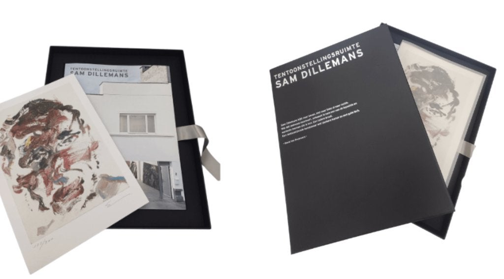 Sam Dillemans - luxe-editie met gesigneerde litho, Antiek en Kunst, Portret en Figuren, Ophalen of Verzenden, Lithografie, Gelimiteerde oplage