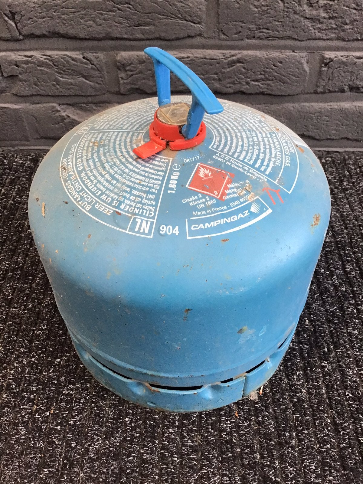 Campingaz type 904 ( klein = 1,80kg ) = nog verzegelde dop !, Ophalen, Nieuw