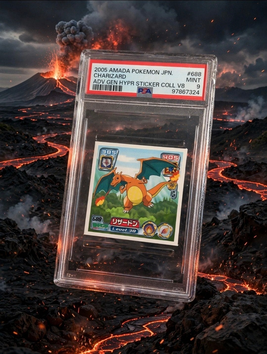 Pokémon charizard advanced gen. hyper amada #688 psa9 mint, Hobby & Loisirs créatifs, Jeux de cartes à collectionner | Pokémon