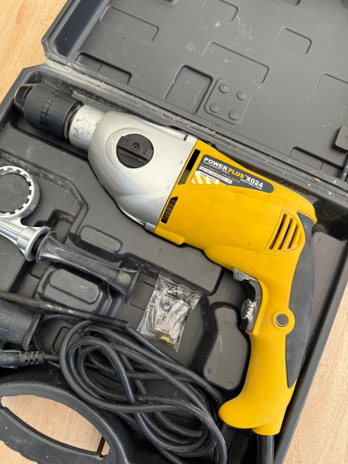 PowerPlus X024 Klopboormachine 1200W  – Zeer goede staat, Boormachine, 600 watt of meer, Ophalen of Verzenden, Zo goed als nieuw