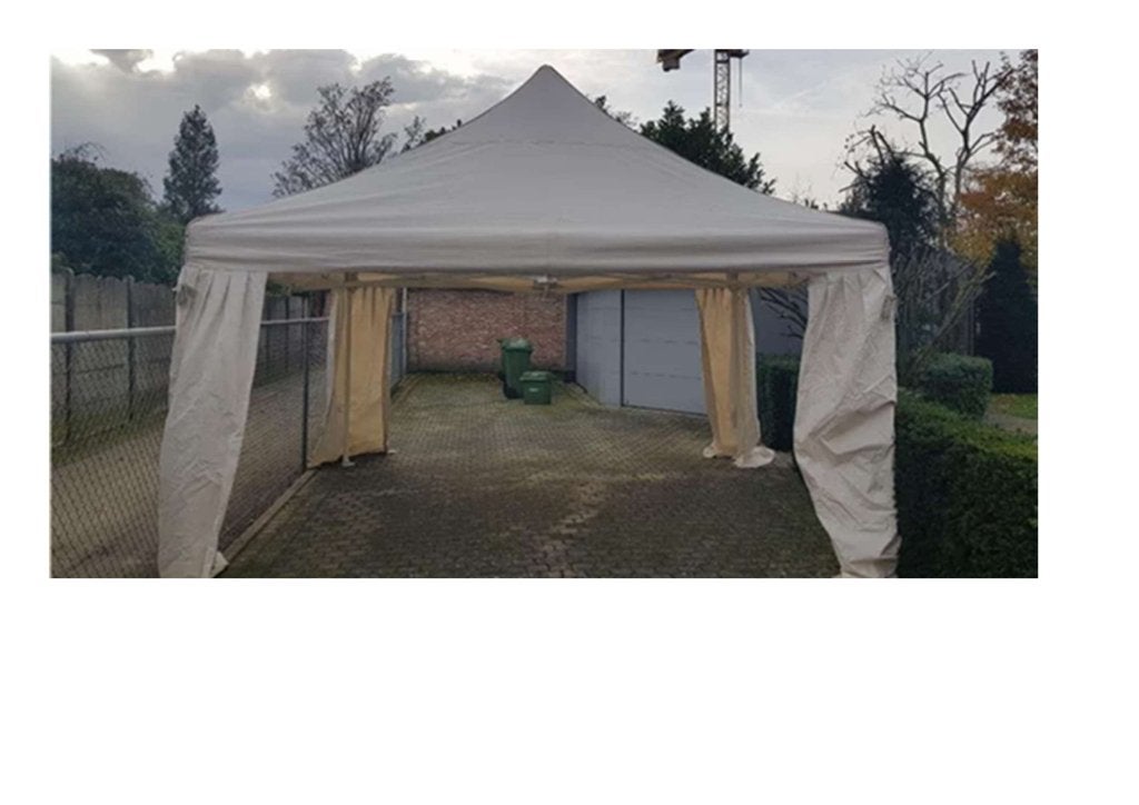 te koop professionele tent 4x4 m beige, Ophalen, Gebruikt