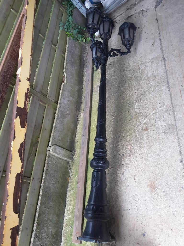 Buitenverlichting, Tuin en Terras, Ophalen, Gebruikt, Staande lamp, Netvoeding