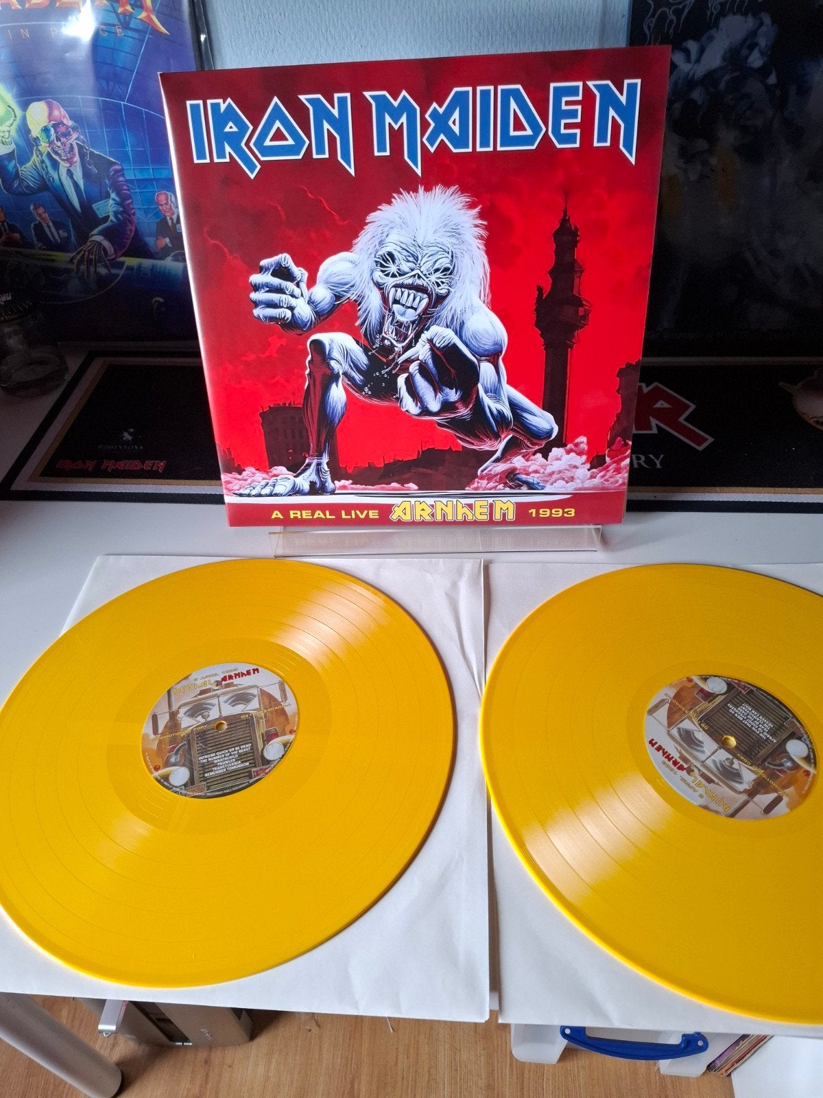 Iron Maiden-A Real Live Arnhem 1993, Ophalen of Verzenden, Nieuw in verpakking, 12 inch, Dubbel-LP