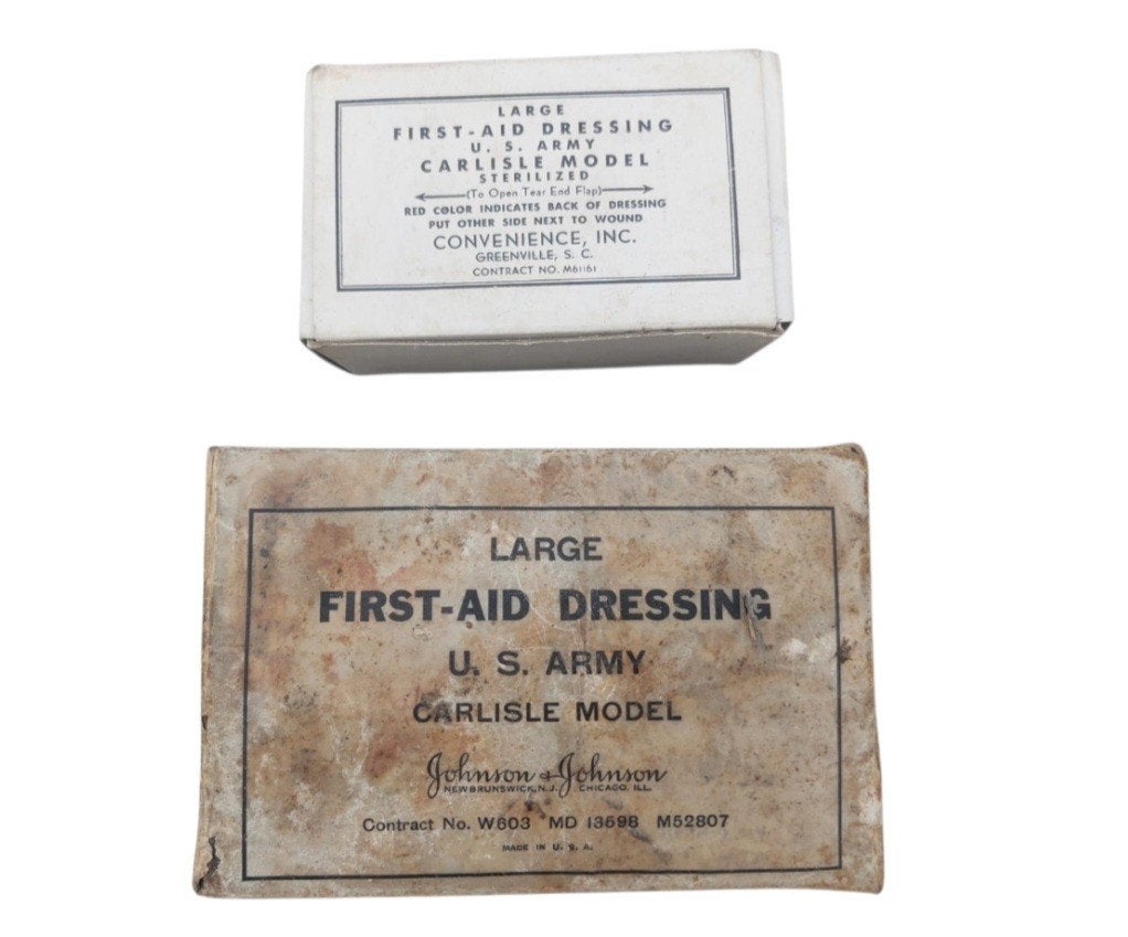Grands pansements de premiers secours de l'armée américaine, Collections, Objets militaires | Seconde Guerre mondiale, Enlèvement ou Envoi