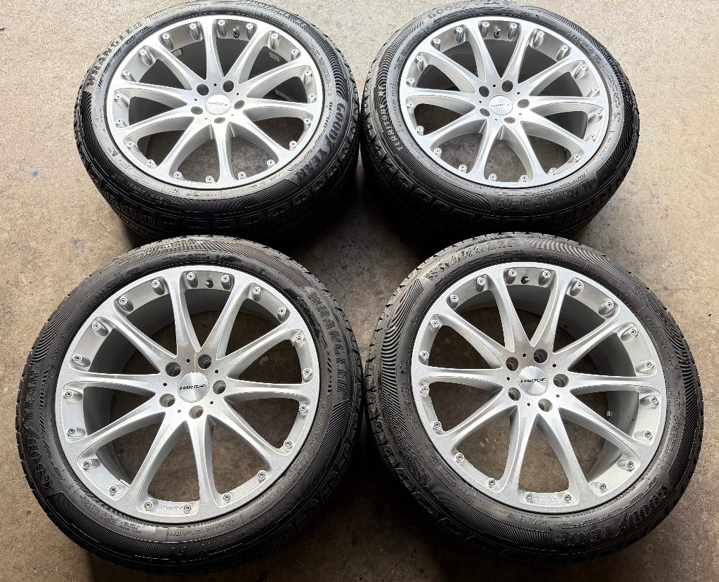 5x120 21 inch Hartge Range Rover Sport Velgen +Banden + TPMS, Enlèvement, Utilisé, Land Rover