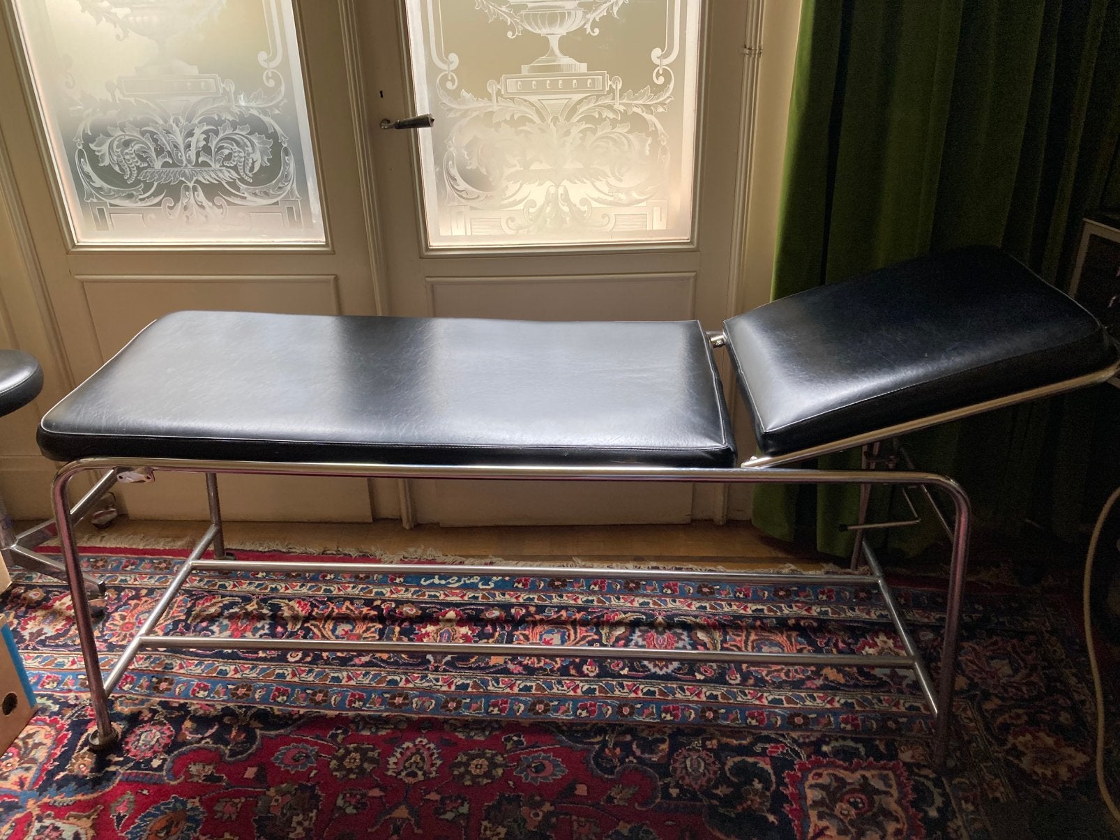 Lit d’auscultation vintage, Sports & Fitness, Produits de massage, Enlèvement, Utilisé