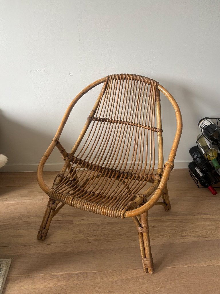 Leesstoel, Huis en Inrichting, Ophalen, Gebruikt, Minder dan 75 cm, Vintage