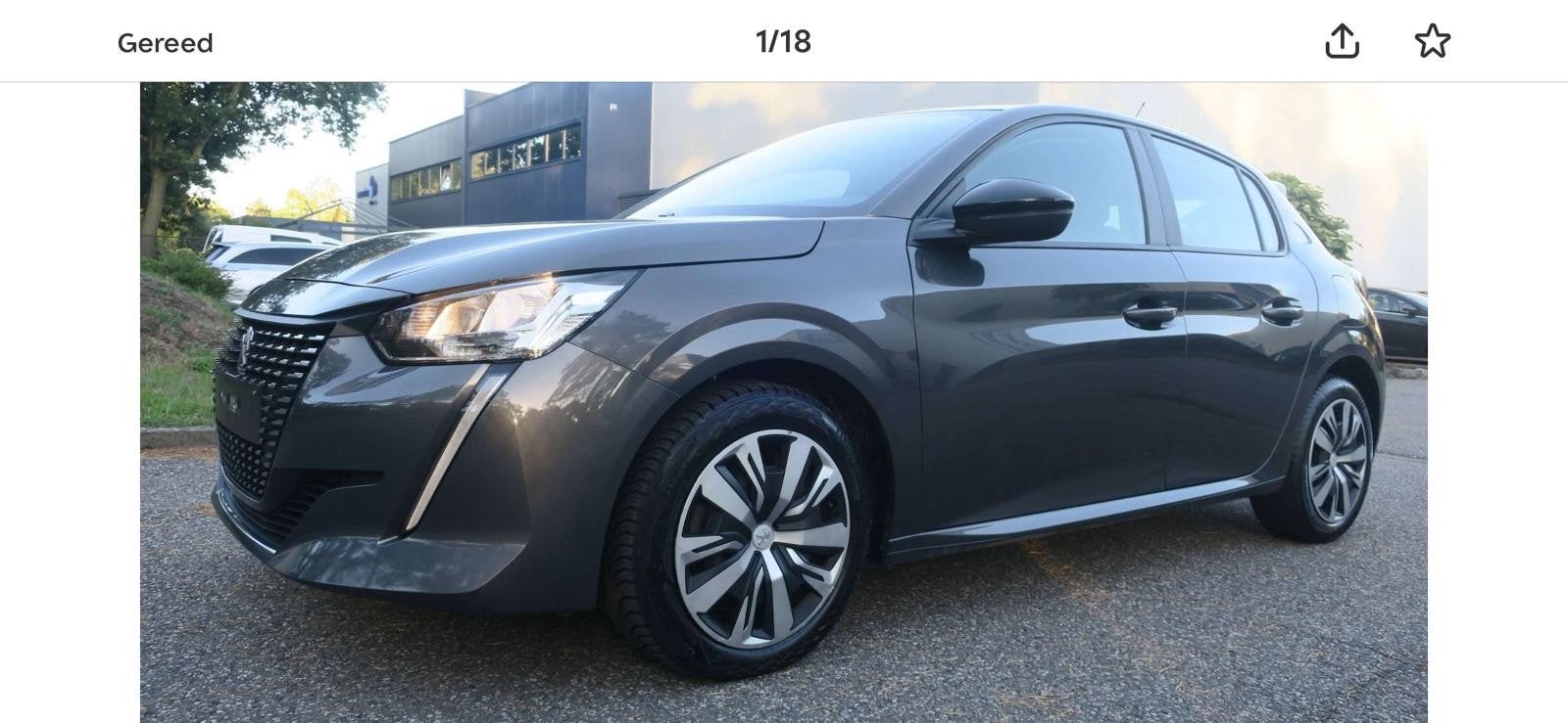 Mooie Peugeot 208 1.2 benzine, Auto's, Automaat, Euro 6, Particulier, 74 kW