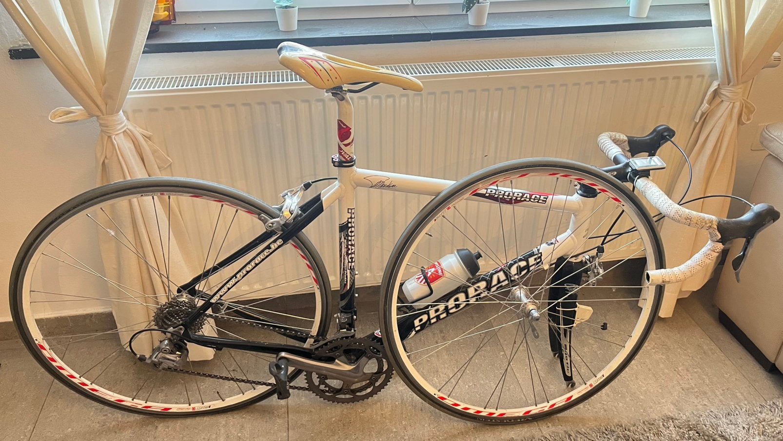 Prorace koersfiets, Ophalen