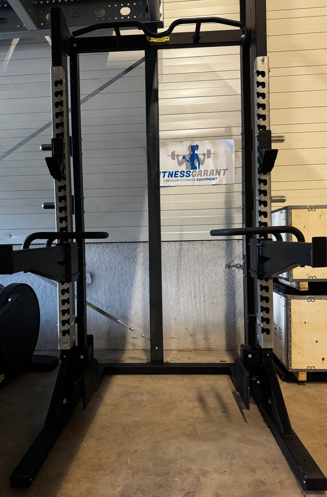 Technogym Pure Strength Olympic Half Rack Halfrack BLACK, Sport en Fitness, Ophalen of Verzenden