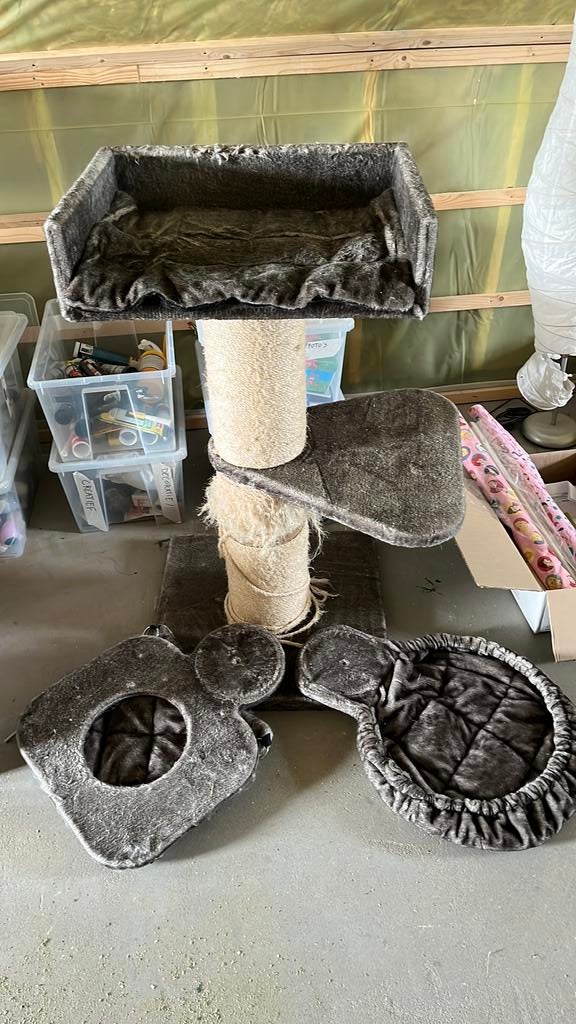 Krabpaal met 2 accessoires, Dieren en Toebehoren, Krabmeubelen, Gebruikt, Krabpaal, Ophalen