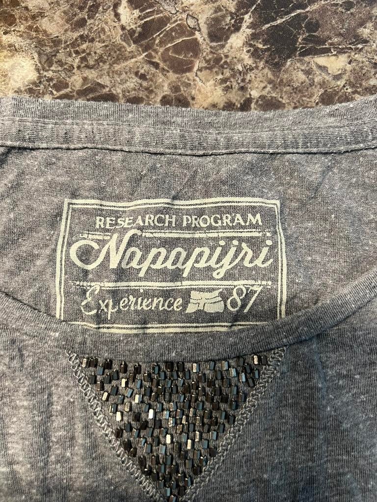 Blouse Napapijri, Enlèvement ou Envoi, Comme neuf, Taille 38/40 (M), Gris