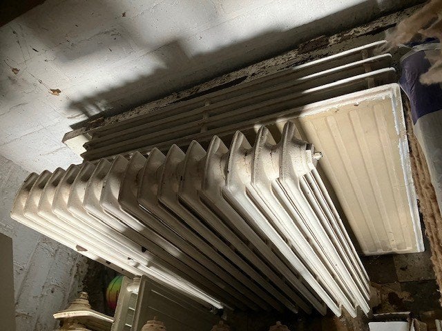appareils de chauffage en fonte, Bricolage & Construction, 800 watts ou plus, Enlèvement, Utilisé, Radiateur