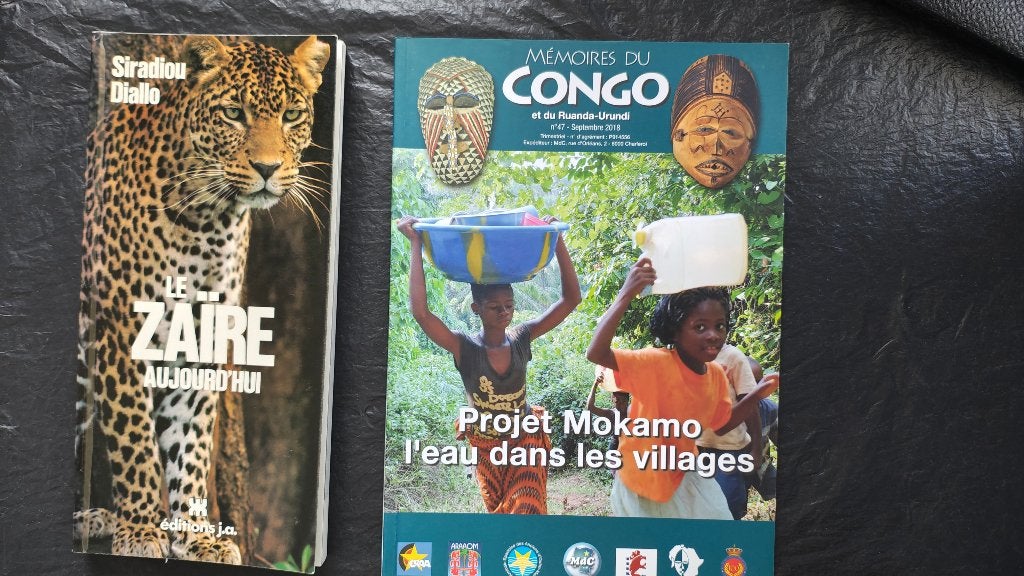 Guerre 1940-45 au Congo revue + guide touristique Zaïre, Envoi, Utilisé, Afrique