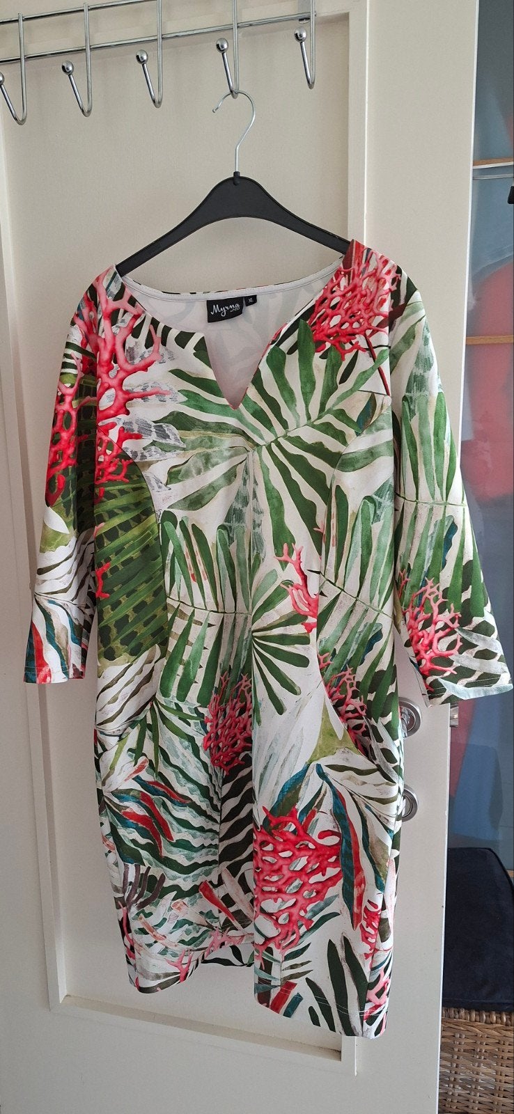 modieus kleedje als nieuw!, Enlèvement ou Envoi, Taille 42/44 (L), Vert