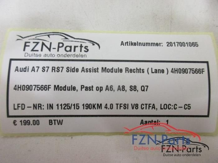 Side assist sensor Audi A6 (22745304), Ophalen of Verzenden, Gebruikt