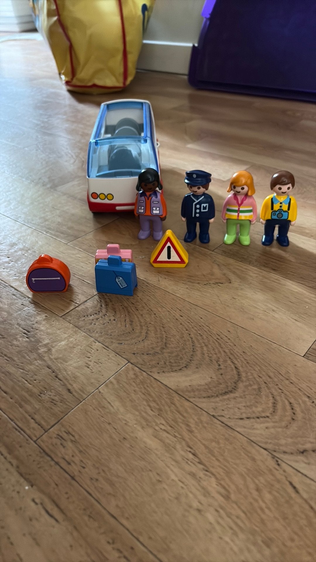 Playmobil 123 autobus, Kinderen en Baby's, Speelgoed |Speelgoedvoertuigen, Ophalen, Zo goed als nieuw