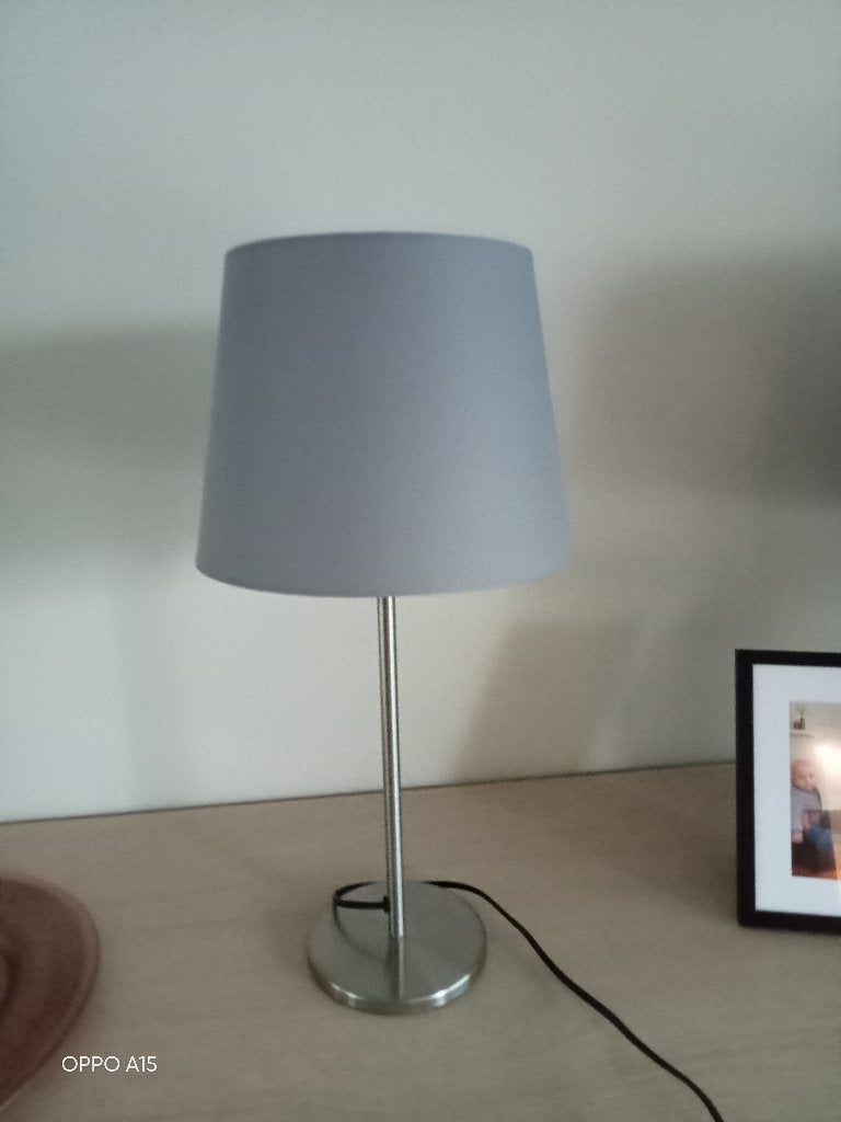 lamp met 2 kappen, Roze, Ophalen, Zo goed als nieuw