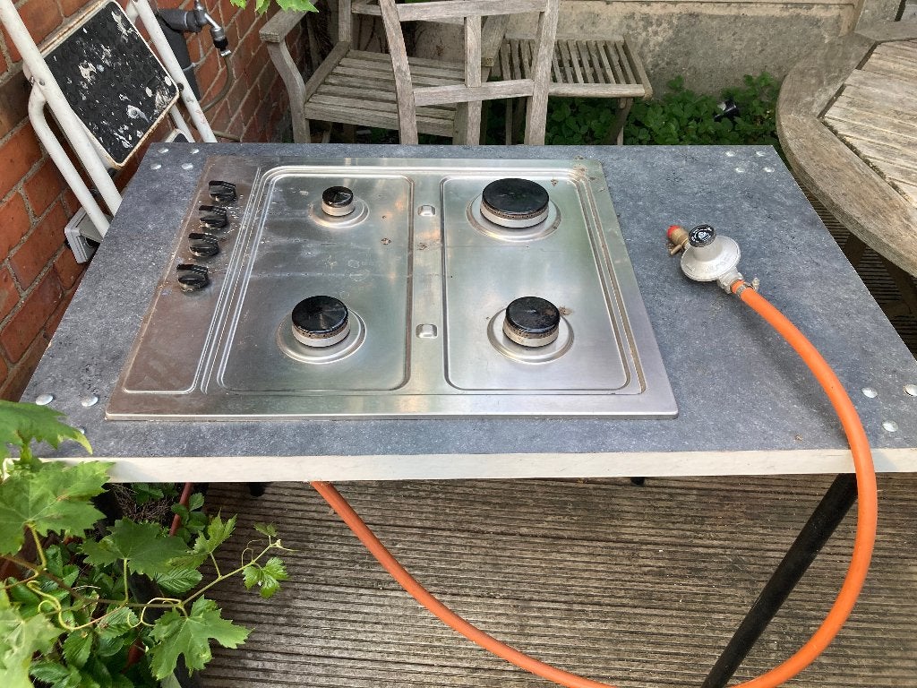 Cuisinière à gaz mobile, Caravanes & Camping, Outils de camping, Utilisé, Enlèvement