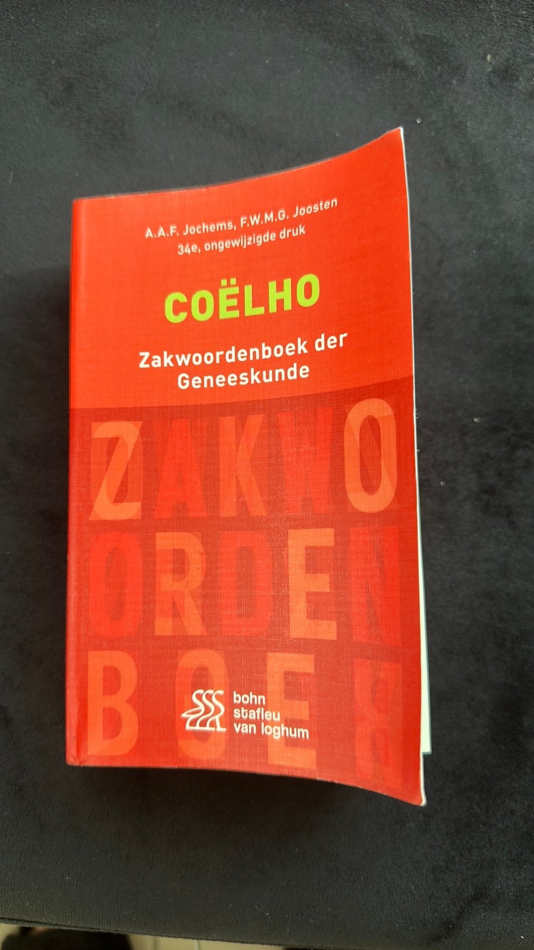 F.W.M.G. Joosten - Coëlho Zakwoordenboek der Geneeskunde, Boeken, Ophalen, F.W.M.G. Joosten; A.A.F. Jochems
