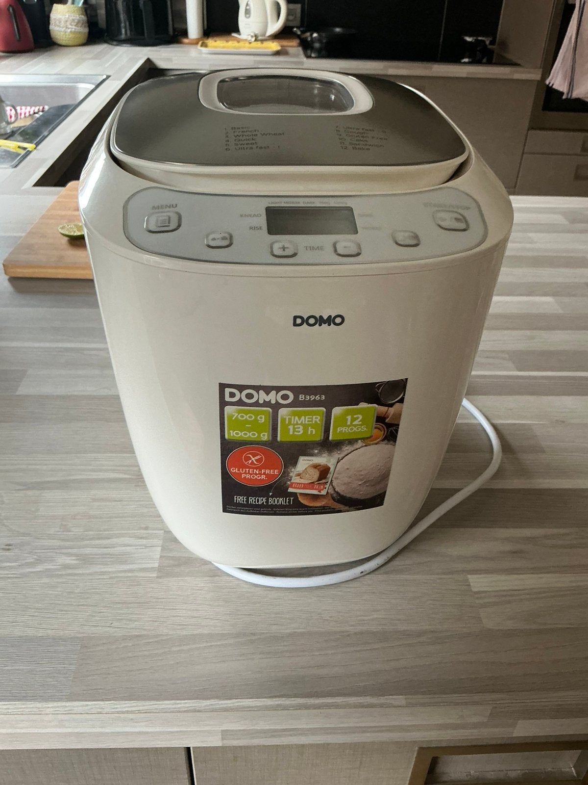 Domo bak broodmachine, Elektronische apparatuur, Ophalen of Verzenden, Zo goed als nieuw