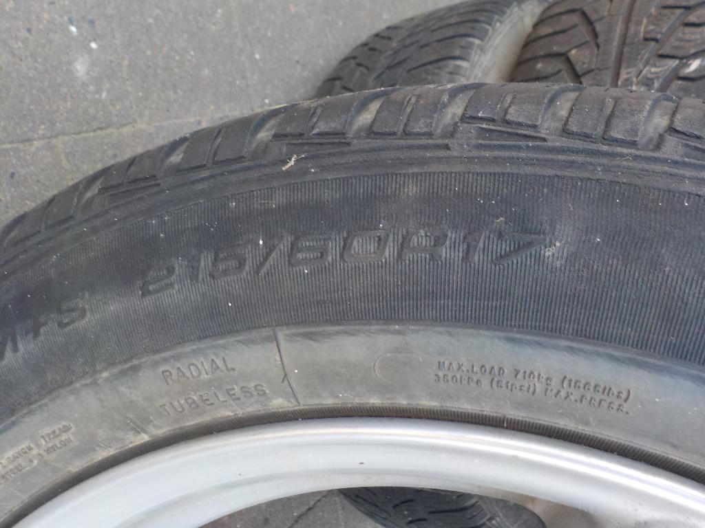 4 banden + velgen Nissan Qashqai  215/60 R17 96H, Enlèvement, Pneu(s)
