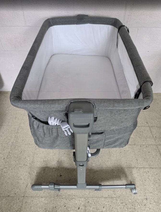 Lit cododo Kinderkraft réglable en hauteur – gris, Enlèvement, Utilisé, Lit