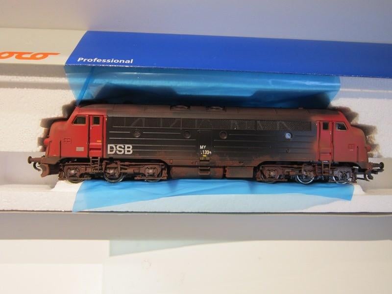 7 Diesellocomotieven Roco Nohab zelfbouw DC analoog, Ophalen of Verzenden, Zo goed als nieuw, Roco, Analoog