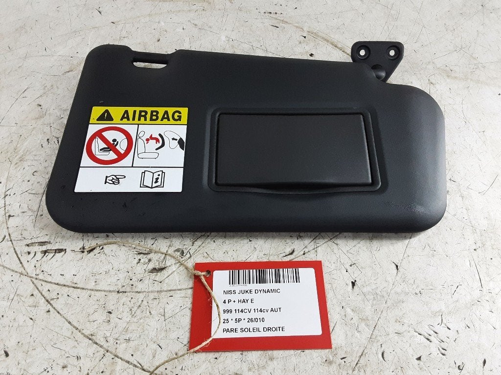 PARE-SOLEIL DROIT Nissan Juke (F16) (01-2019/-), Germany@nissan-services.eu, Kronenweg 38
50389  Wesseling, DE, Utilisé, Nissan