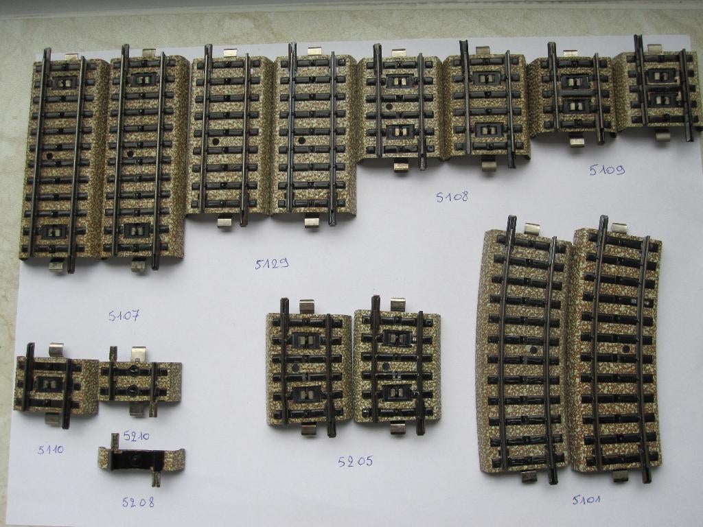 Märklin M-rails, Enlèvement ou Envoi, Courant alternatif, Rails, Comme neuf