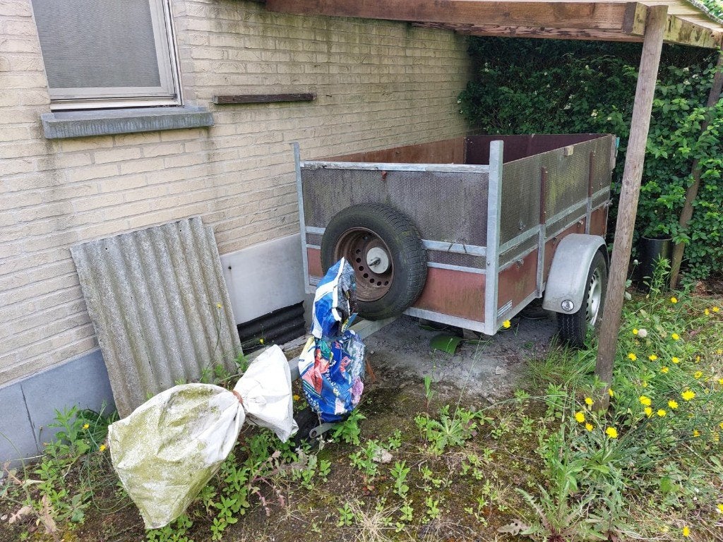 Aanhangwagen 750 kg, Auto diversen, Aanhangers en Bagagewagens, Ophalen, Gebruikt