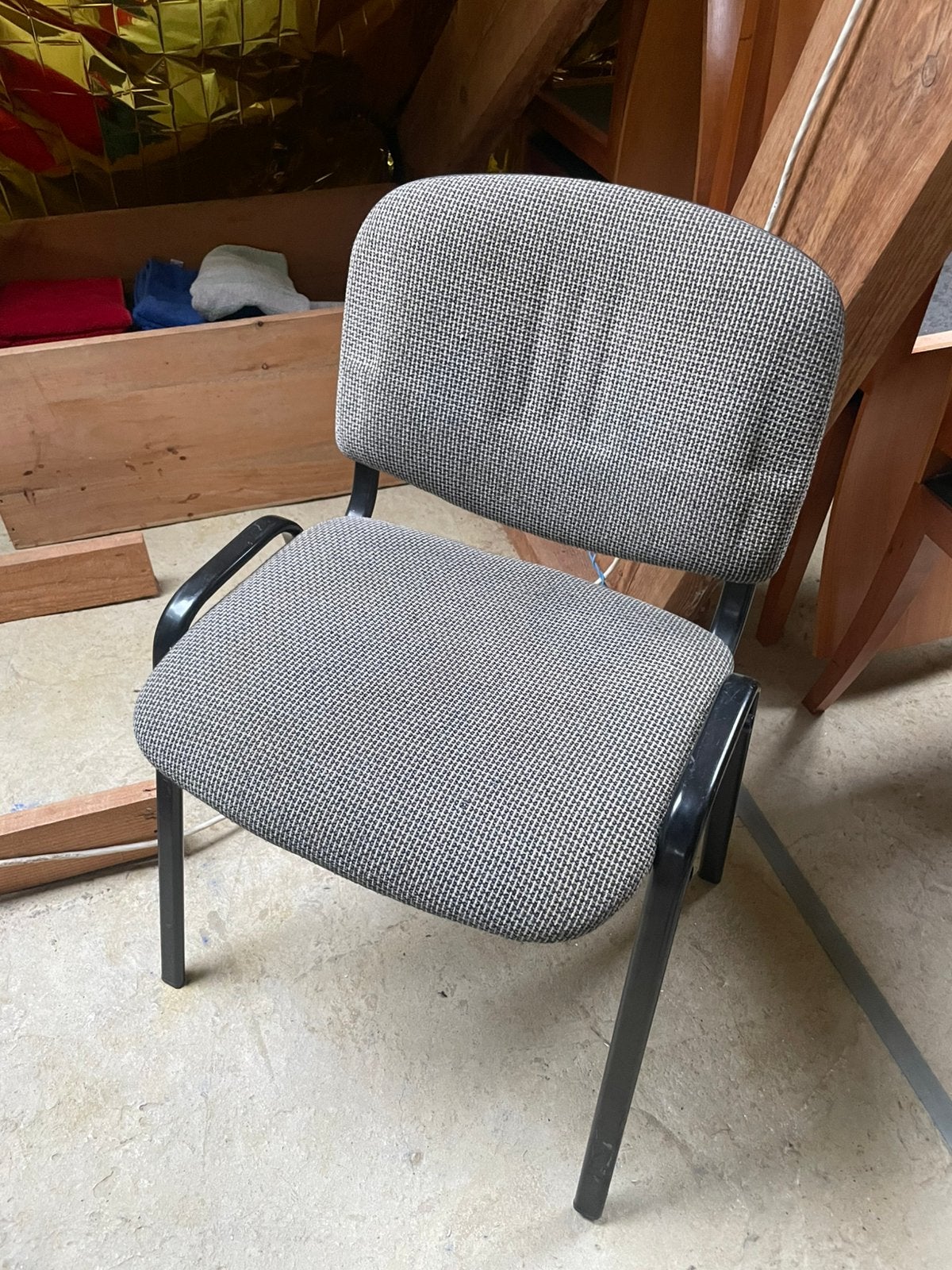 3 sièges, Maison & Meubles, Chaises, Enlèvement, Utilisé, Métal, Trois