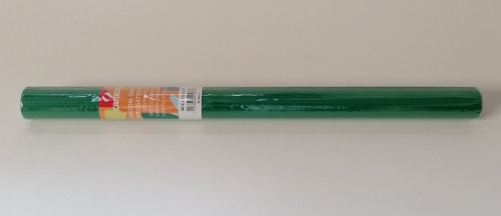 Groen golfkarton (ribkarton) 300 g, 0,5 x 0,7 m, Divers, Enlèvement, Neuf